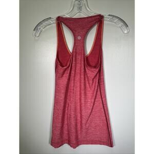 LULULEMON COOL RACERBACK Women's‎ 6 HEATHERED CRANBERRY RED